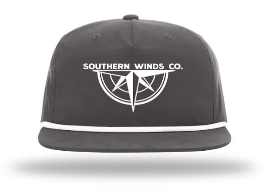 Compass Cap- Charcoal/White