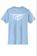 Southern Winds Compass Logo Tee- Light Blue