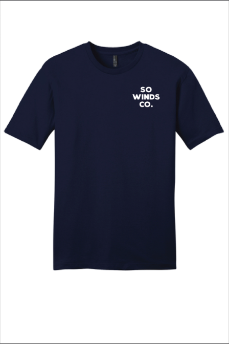 Southern Winds Compass Logo Tee- Navy Blue